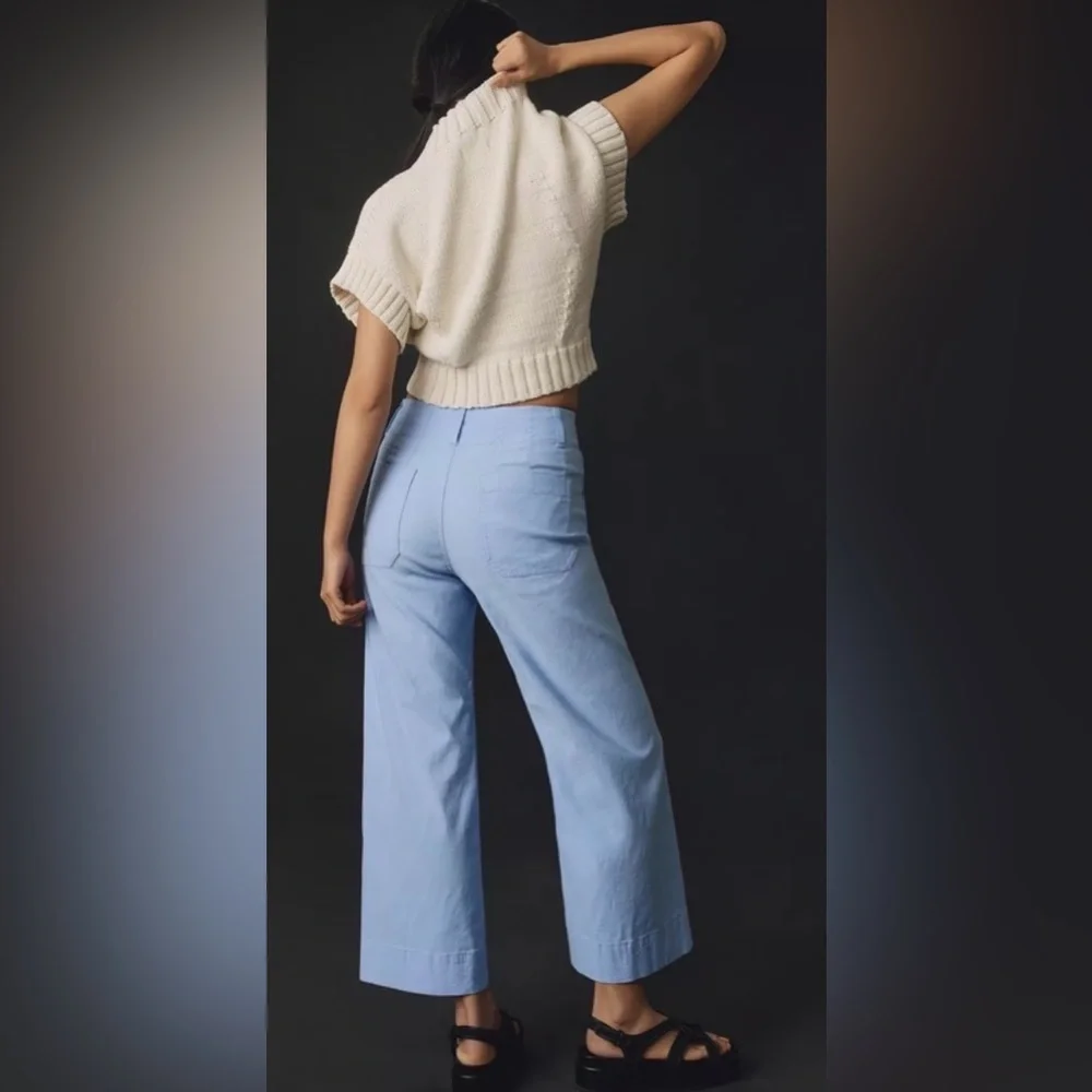 Anthropologie Colette Magic Fabric Crop Wide-
Leg Pants by Maeve 25 - Picture 2 of 13